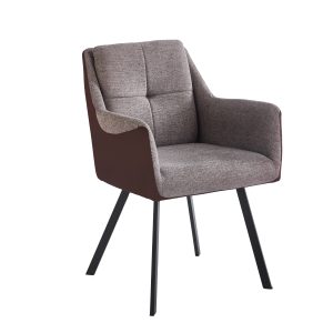 FABRIC MIX DINING CHAIR