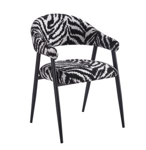 JACQUARD FABRIC CHAIR