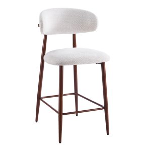 MID CENTURY FABRIC BAR STOOL