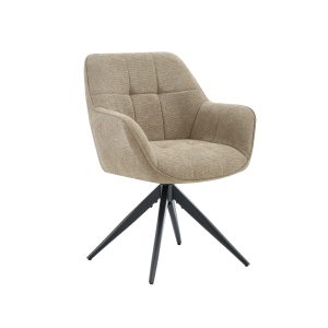 NT‑2997C-Fabric Swivel Dining Chair