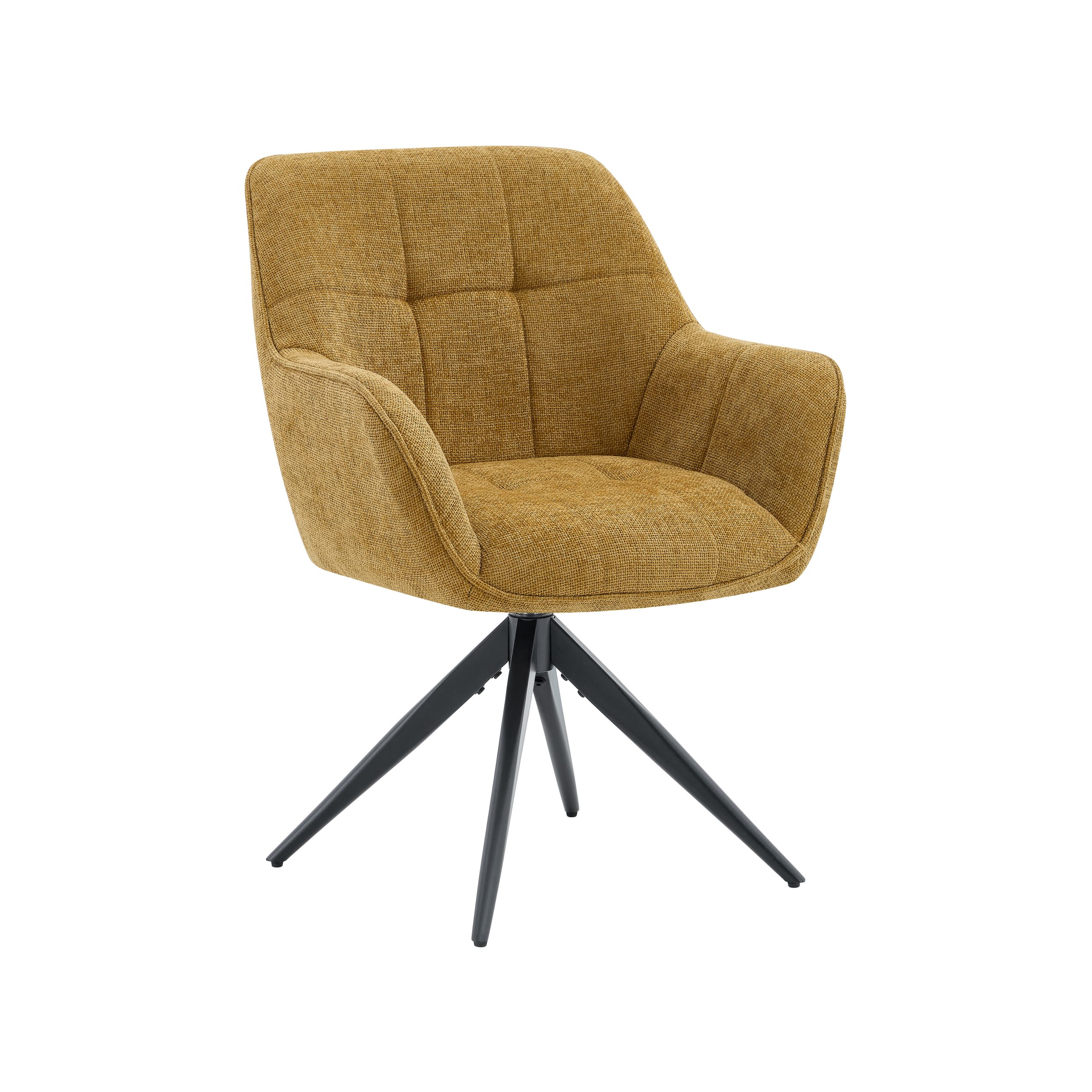NT-2997G‑Fabric Swivel Dining Chair
