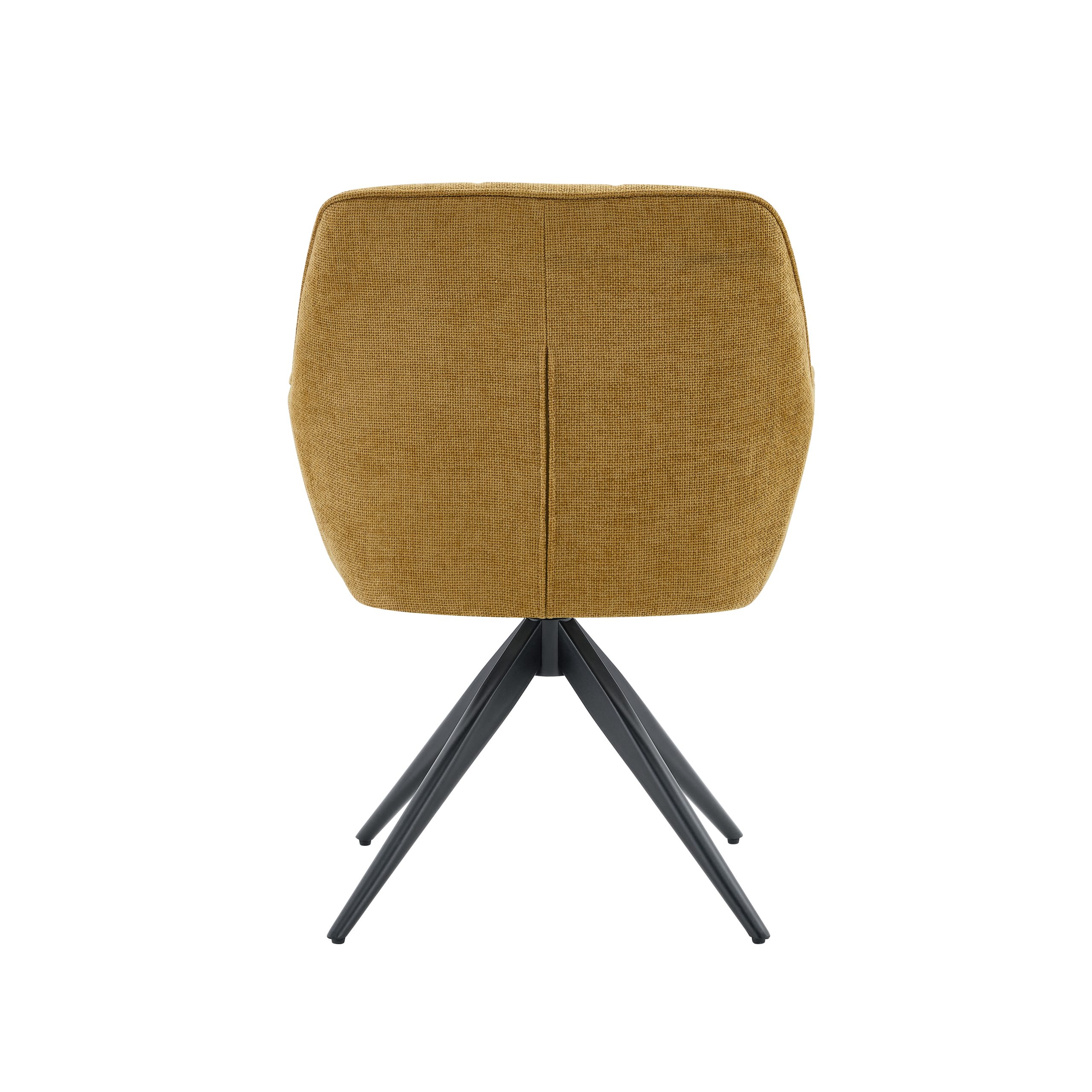 NT-2997G‑Fabric Swivel Dining Chair - Image 3