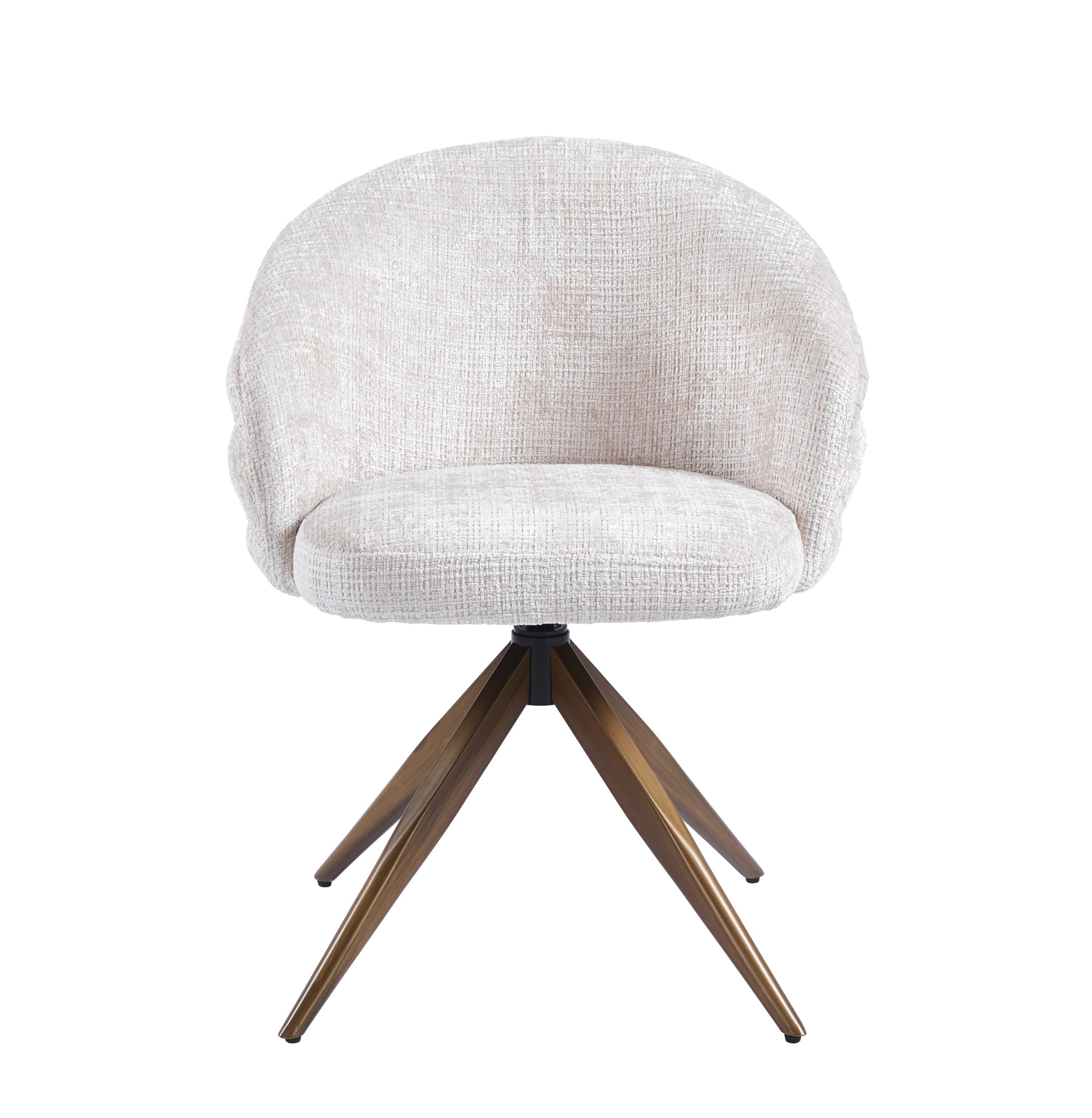 NT-30004 Swivel Upholstered Dining Chair - Image 2